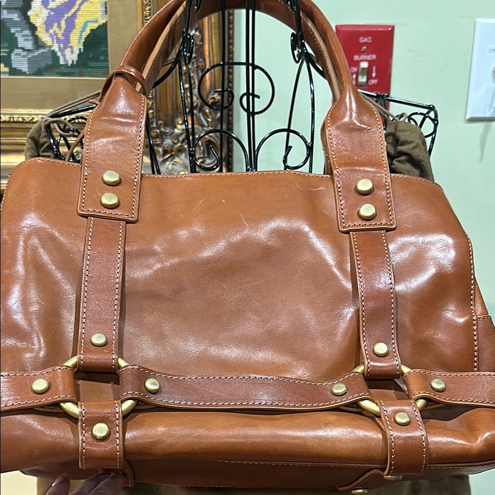 Juicy Couture Brown and Gold Satchel with Timeless Elegance - Picture 3 of 14